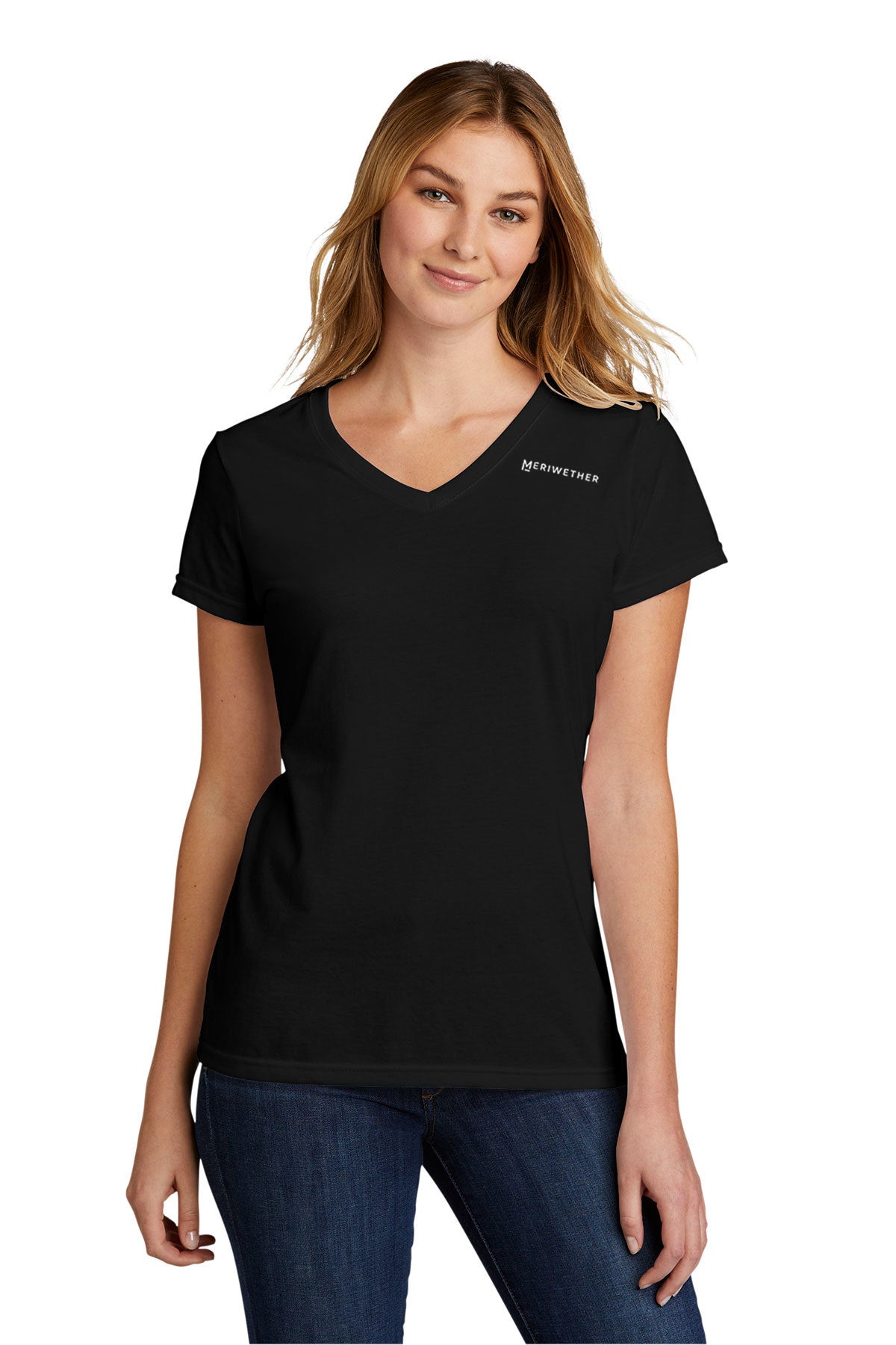 Port & Company Women's Tri-Blend V-Neck Tee
