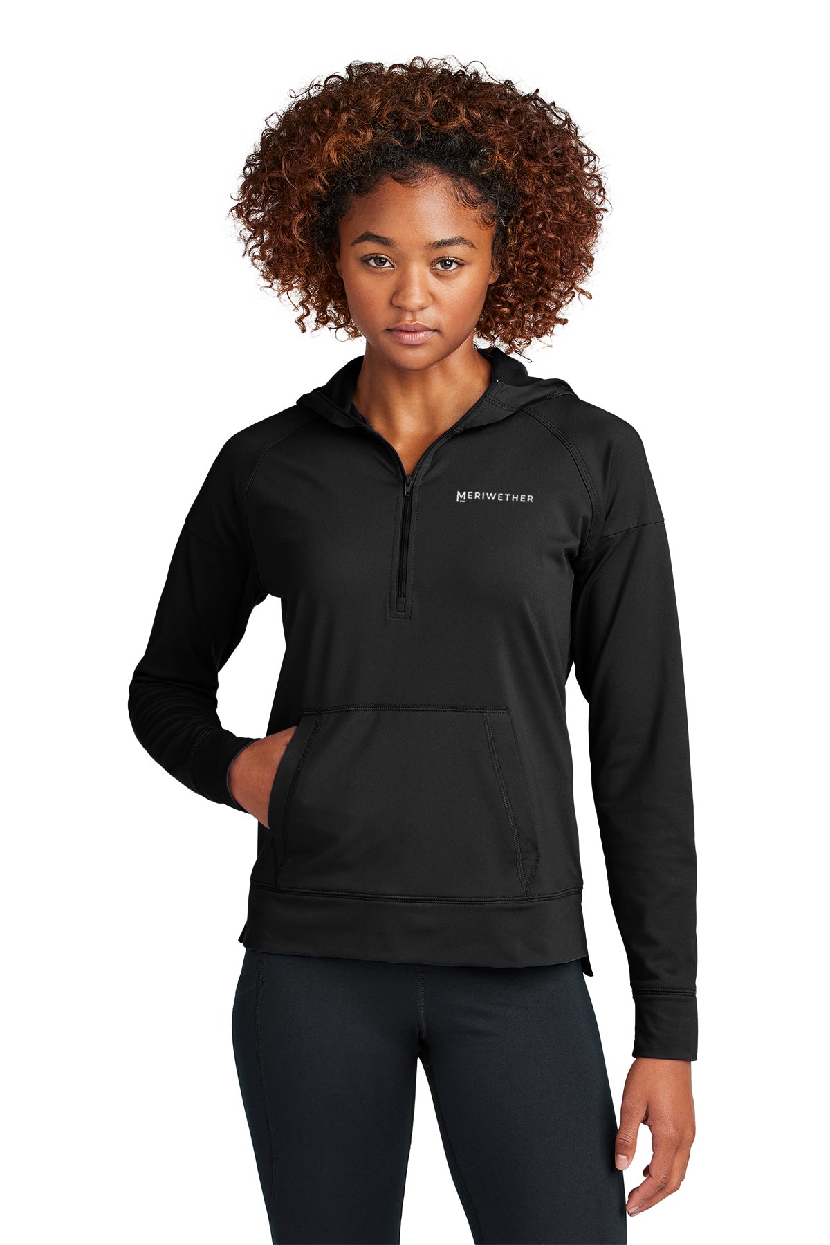 Sport-Tek Women's Sport-Wick 1/2-Zip Hoodie